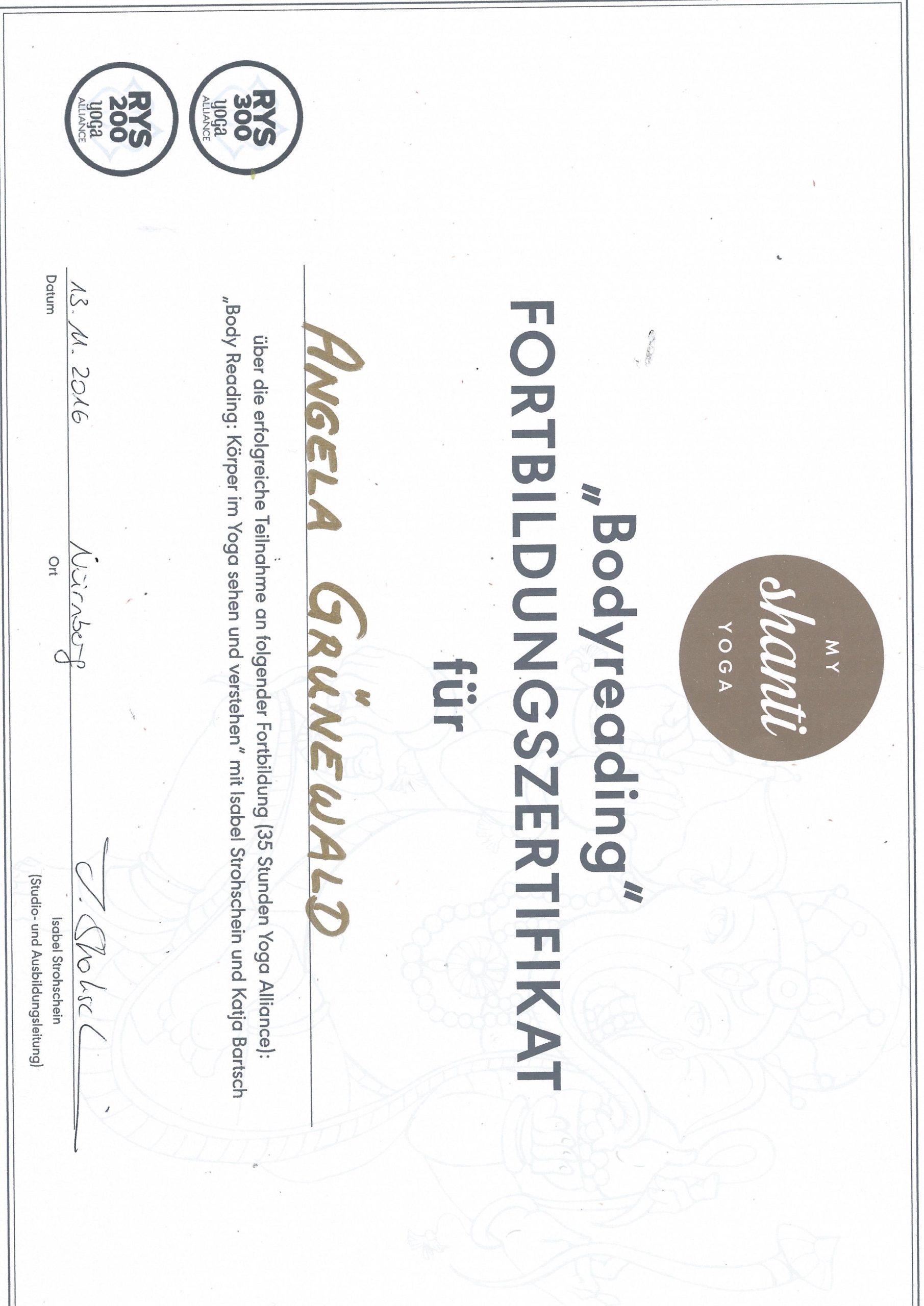 Bodyreading Nürnberg Altenfurt